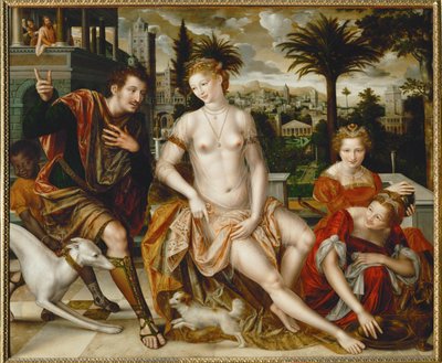 David és Bathseba ... alkotó: Jan (manner of) Massys