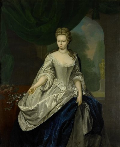 Louise Christina utazás portréja alkotó: Jan Abel Wassenbergh