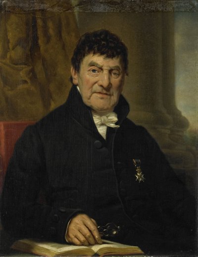 Dr. Cornelis Hendrik à Roy (1751-1833), orvos és életrajzíró alkotó: Jan Adam Kruseman