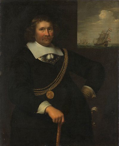 Jan Cornelisz Meppel, Hollandia és Nyugat-Frízföld admirálisának portréja alkotó: Jan Albertsz. Rotius