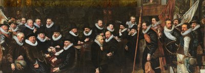 A polgárőrség fogadása a Saint Sebastian-hegységnél Hága önkormányzata által, 1618 alkotó: Jan Anthonisz Ravesteyn van