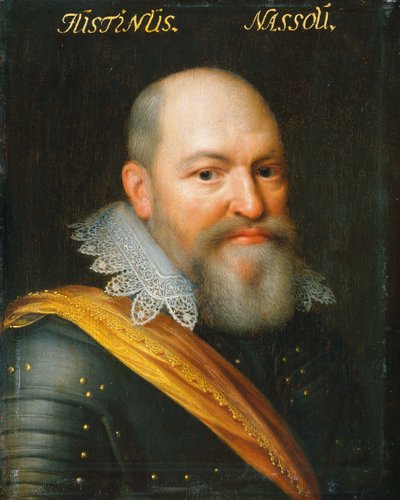 Nassaui Jusztinusz portréja, 1609-1633 körül (olaj, tábla) alkotó: Jan Anthonisz. van Ravesteyn