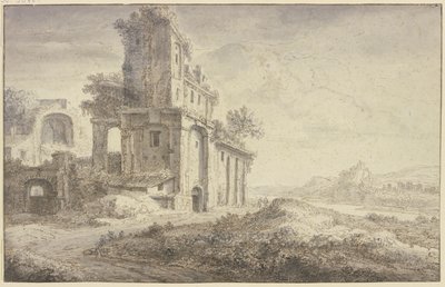 Római romok alkotó: Jan Asselijn