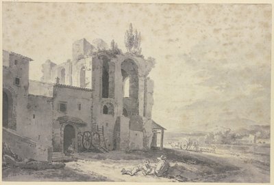 Római romok alkotó: Jan Asselijn