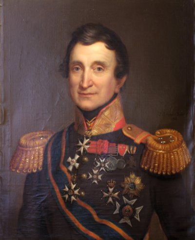 Jean-Victor de Constant-Rebecque a holland hadsereg főhadnagyi egyenruhájában. alkotó: Jan Baptist van der Hulst