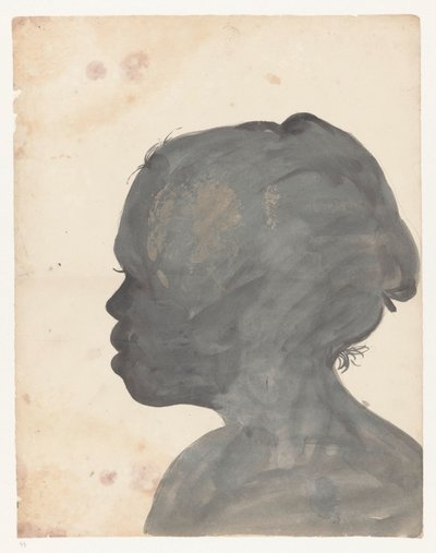 Silhouetportret van Bietja alkotó: Jan Brandes