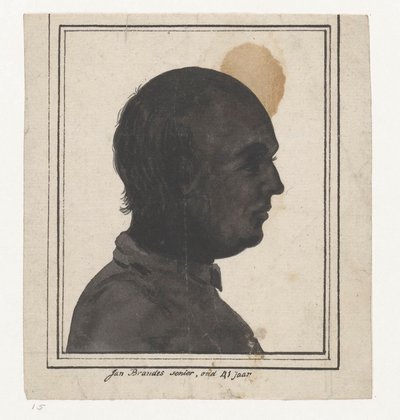 Sziluettportré Jan Brandes alkotó: Jan Brandes