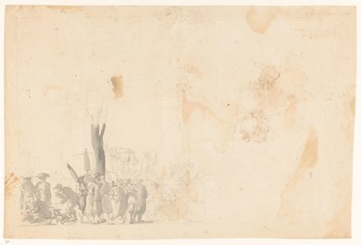 Batavia utcai jelenet alkotó: Jan Brandes