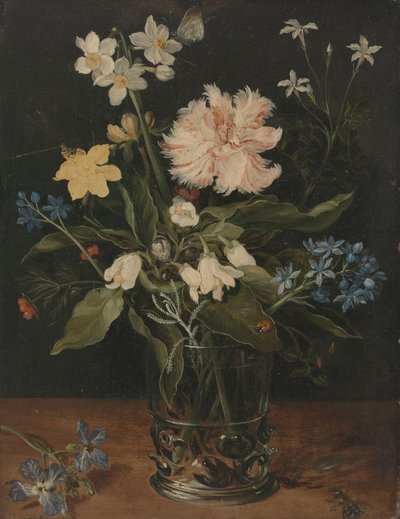 Csendélet virágokkal egy pohárban Csendélet virágokkal egy pohárban alkotó: Jan Brueghel (I)