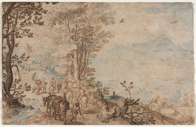 Táj utazókkal alkotó: Jan Brueghel