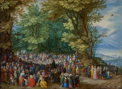 A hegyi beszéd alkotó: Jan Brueghel the Elder