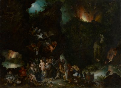 Szent Antal megkísértése alkotó: Jan Brueghel the Elder