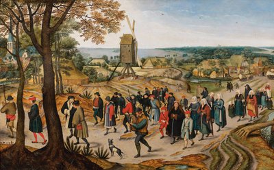 Az Esküvői Cortège, 1627. alkotó: Jan Brueghel the Younger