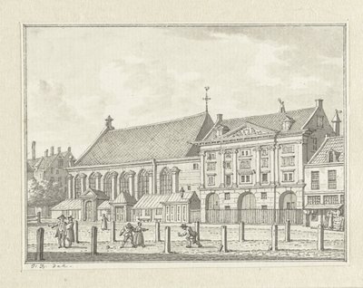 A Prinsekerk és a Boterhal Rotterdamban alkotó: Jan Bulthuis