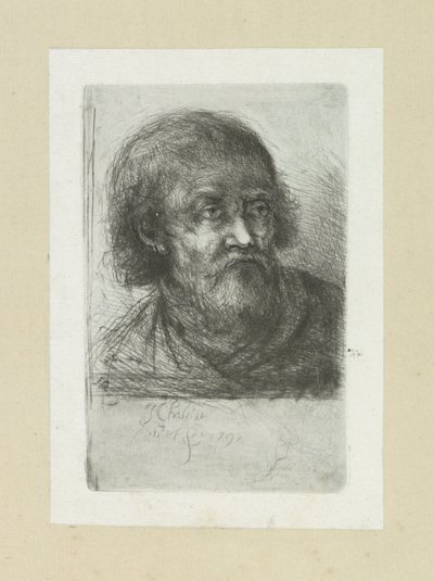 Bebaarde ember, igaza van John Chalon rézkarcainak teljes munkája / Jean Chalon Complette des Eaux Fortes életműve (sorozat címe) alkotó: Jan Chalon