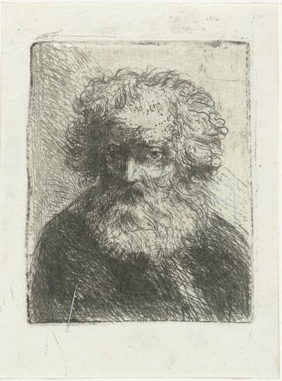 szakállas öregember alkotó: Jan Chalon