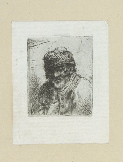 Bebaarde oude ember találkozott muts John Chalon rézkarcainak teljes munkája / Jean Chalon Complette des Eaux Fortes életműve (sorozat címe) alkotó: Jan Chalon