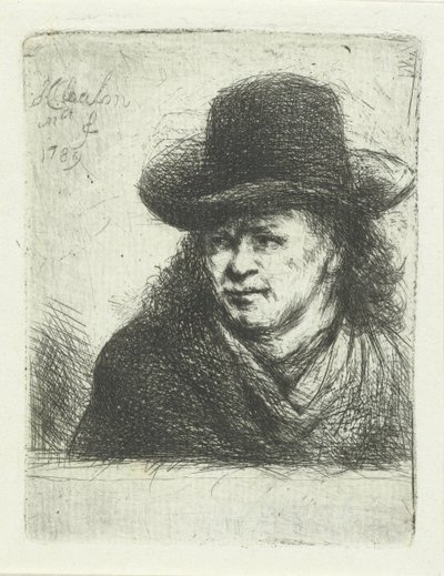 férfi kalapban alkotó: Jan Chalon
