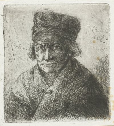 Férfi kalappal alkotó: Jan Chalon