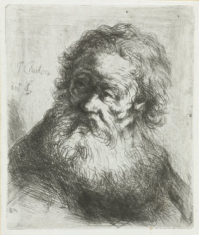 Szakállas öregember alkotó: Jan Chalon