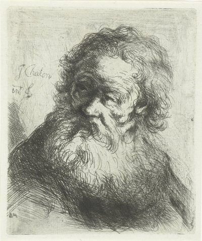 Szakállas öregember alkotó: Jan Chalon