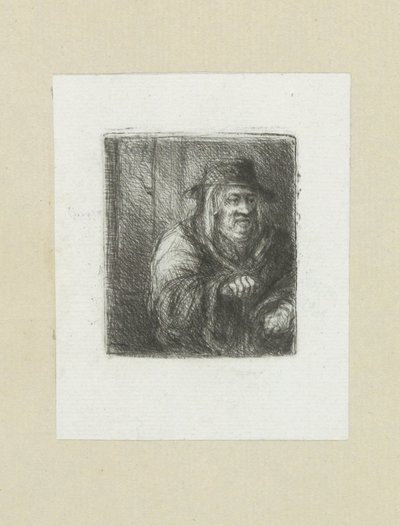 Oude ember kandallót rakott a kapába John Chalon rézkarcainak teljes munkája / Jean Chalon Complette des Eaux Fortes életműve (sorozat címe) alkotó: Jan Chalon