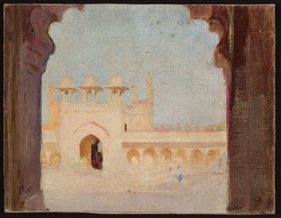 Agra - Palota. Indiai utazásból alkotó: Jan Ciągliński
