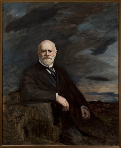 Jan Bloch portréja alkotó: Jan Ciągliński