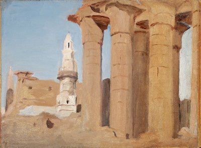 Egyiptomi templom - Luxor. Egy egyiptomi utazásból alkotó: Jan Ciągliński