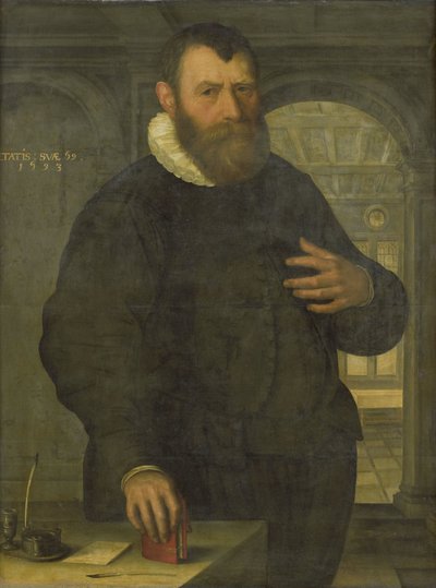 Bartholomeus van der Wiere (1534-1603) portréja alkotó: Jan Claesz. (attributed to)