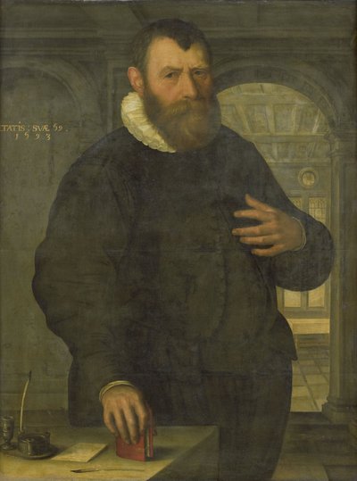 Bartholomeus van der Wiere portréja alkotó: Jan Claesz
