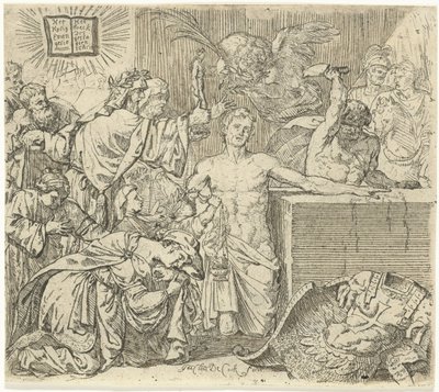 Neuss-i Szent Quirinus kínzása alkotó: Jan Claudius de Cock