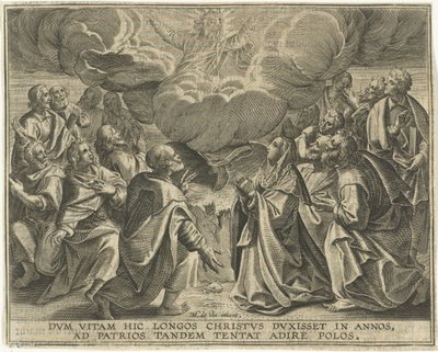 Krisztus mennybemenetele alkotó: Jan Collaert (II)