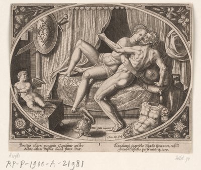 Vénusz és Mars házasságtörése Vénusz és Mars (sorozat címe) alkotó: Jan Collaert (II)