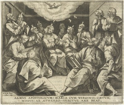A Szentlélek kiáradása alkotó: Jan Collaert (II)