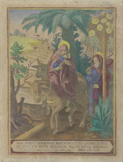 Repülés Egyiptomba alkotó: Jan Collaert (II)