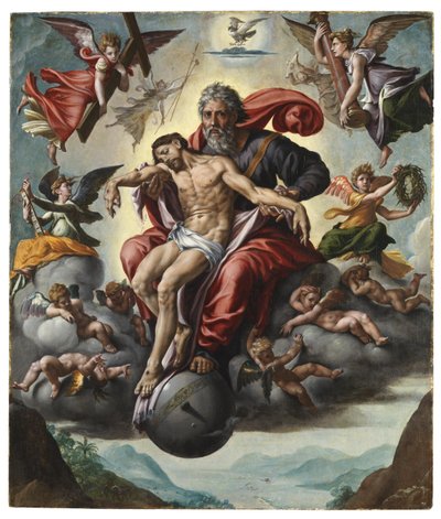 holland: Az irgalmas szék Szentháromság alkotó: Jan Cornelisz Vermeyen