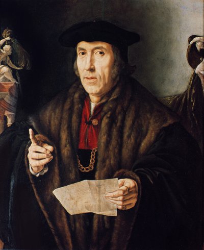 Egy férfi portréja, valószínűleg John More bíró, Sir Thomas More apja (1478-1535) alkotó: Jan Cornelisz Vermeyen