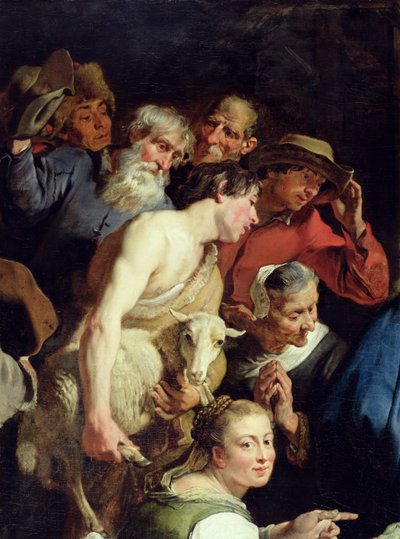 A Pásztorok imádása, 1628 után (247420 részlet) alkotó: Jan Cossiers