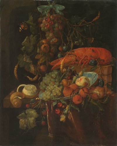 Csendélet gyümölccsel és homárral alkotó: Jan Davidsz. de Heem (copy after)