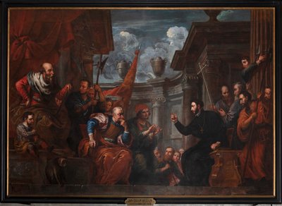 Xavéri Szent Ferenc vitában a japán császárral alkotó: Jan Erasmus Quellinus