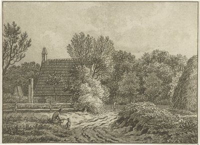 Táj Bloemendaal közelében alkotó: Jan Evert Grave
