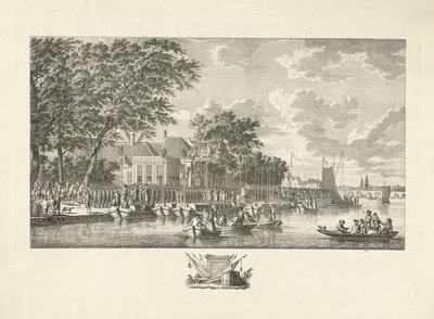 600 fegyveres amszterdami állampolgár kivonulása Utrechtbe, 1787. július 17. alkotó: Jan Evert Grave
