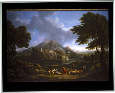 Tájkép A Temporale a campagnában (vászon) alkotó: Jan Frans van (1662-1749) Bloemen