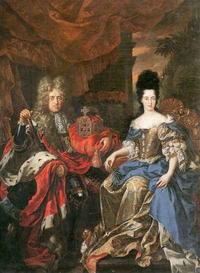 Johann Wilhelm II, nádor választófejedelem és Anna Maria Luisa de 