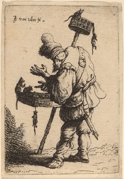 A patkányfogó, 1632. alkotó: Jan Georg van Vliet