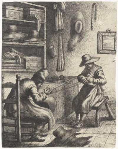 Kalapos Szakmák (sorozat címe) alkotó: Jan Gillisz. van Vliet