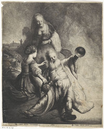 Lót és lányai alkotó: Jan Gillisz. van Vliet