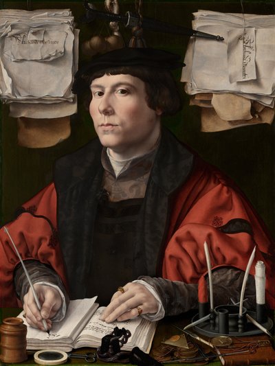 Férfi portréja, talán Jan Snoeck alkotó: Jan Gossaert