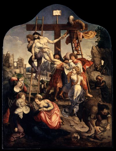 A keresztről való leszállás, c1520. alkotó: Jan Gossaert